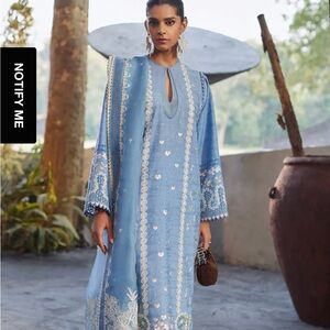 Suffuse cotton suit three pc